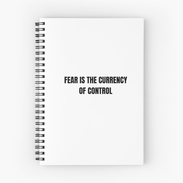 Item preview, Fear is the currency of control  designed and sold by jutlaza.