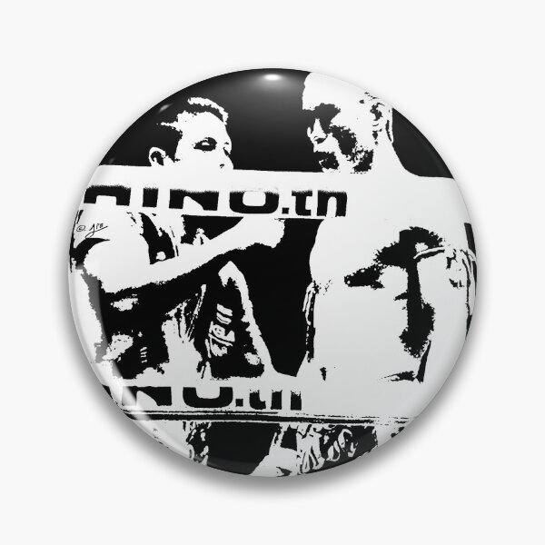 Thai Boxer in the Ring Pin