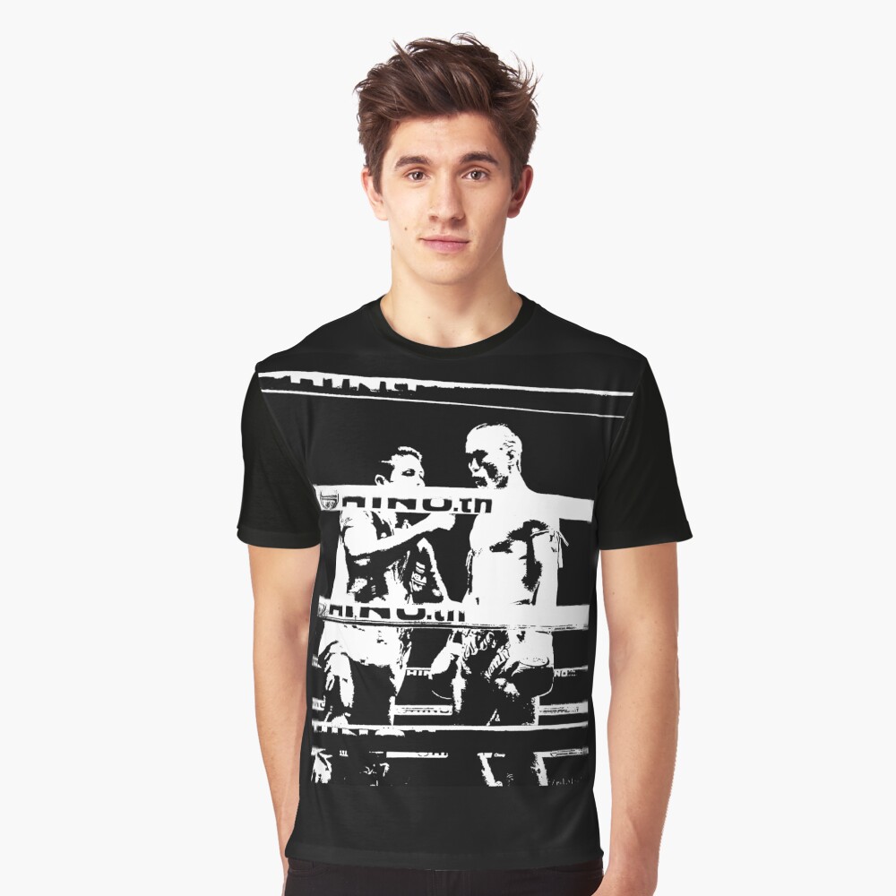 Thai Boxer in the Ring Graphic T-Shirt