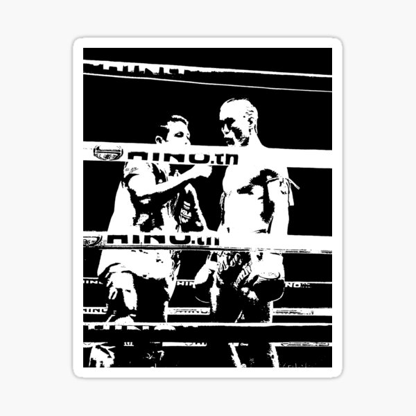 Thai Boxer in the Ring Sticker
