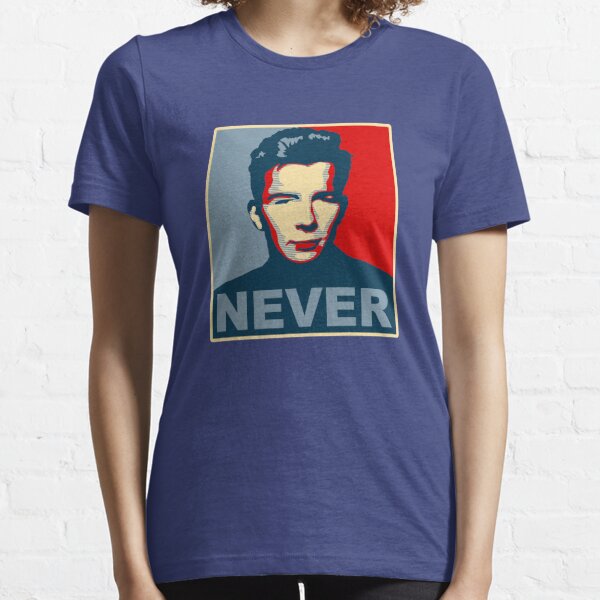  Never Gonna Give Up Rickrolling Funny Rick Roll T-Shirt :  Clothing, Shoes & Jewelry