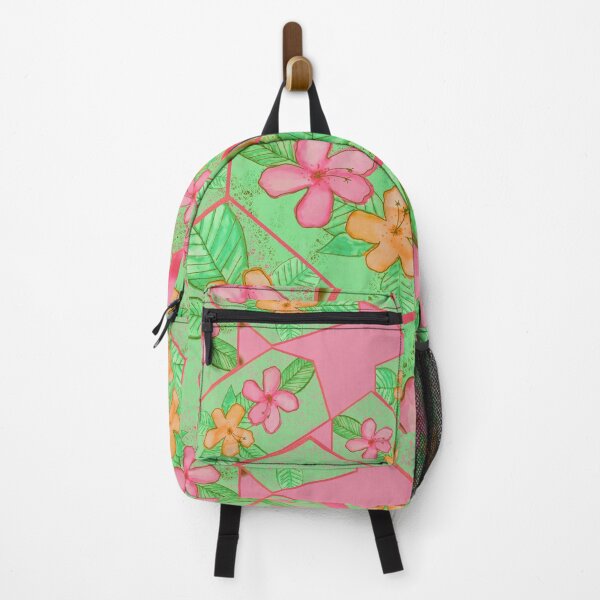 Item preview, Hibiscus Flowers Collage - Spring Green designed and sold by Emily Boynton.