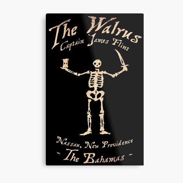 Black Sails - The Walrus Metal Print