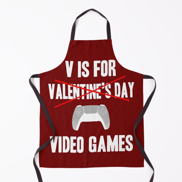 Item preview, V is for Video Games - Funny Gamer Valentine designed and sold by cannevas.