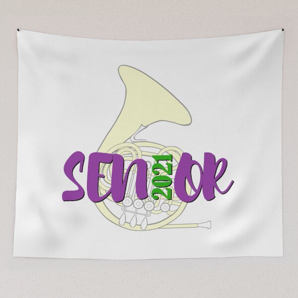 Item preview, Senior - Class of 2021 - French Horn designed and sold by BandMomDesigns.
