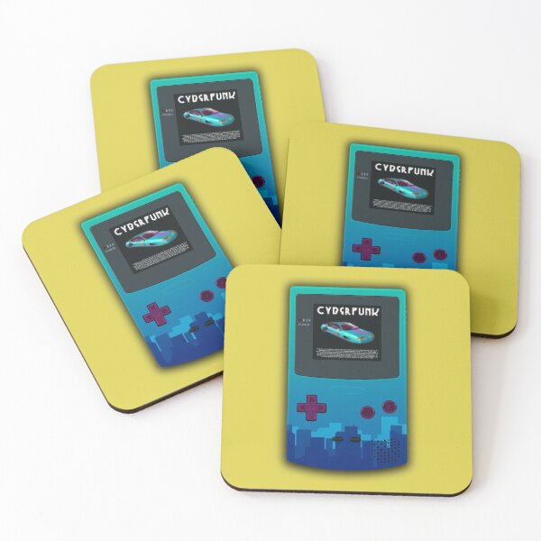 Item preview, retro gaming handheld console with a cyberpunk theme designed and sold by dominic0925.