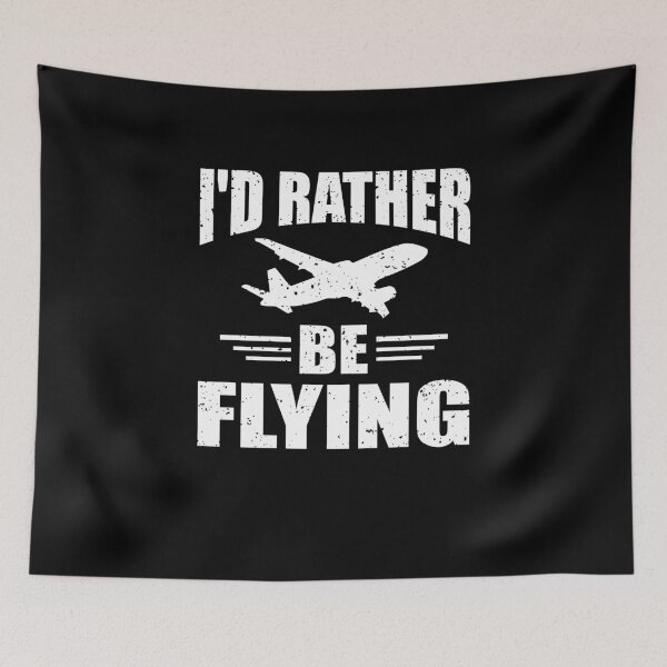 Item preview, I'd Rather Be Flying designed and sold by AviationGoodies.