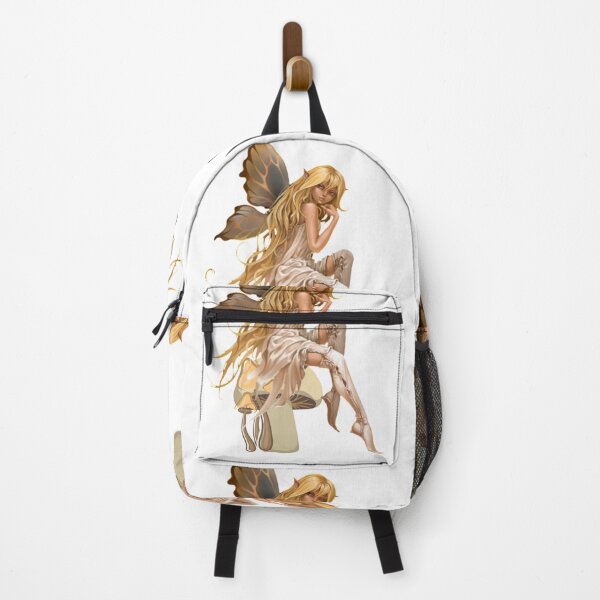 Item preview, Pretty Golden Fairy on a Mushroom designed and sold by AMS-ART.
