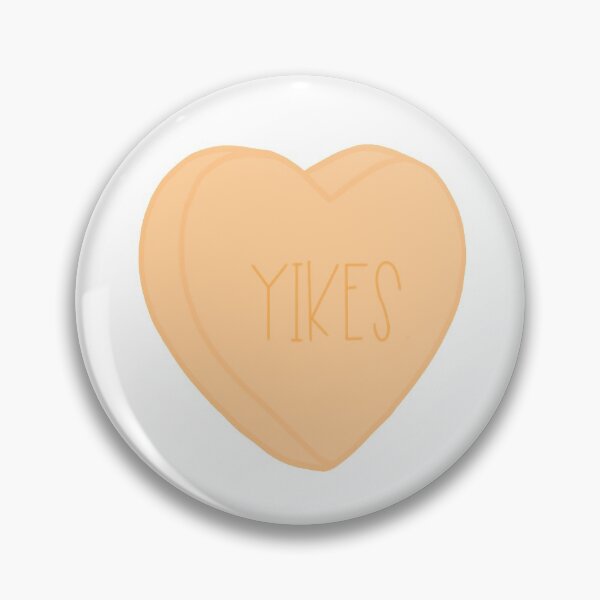 Item preview, Yikes Conversation Heart designed and sold by AWardStickers.