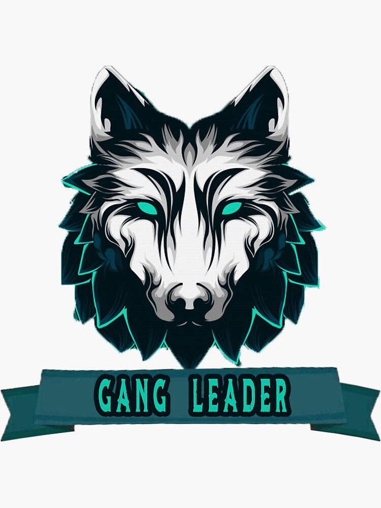 leader-of-the-pack-gang-leader-sticker-for-sale-by-emmakeley