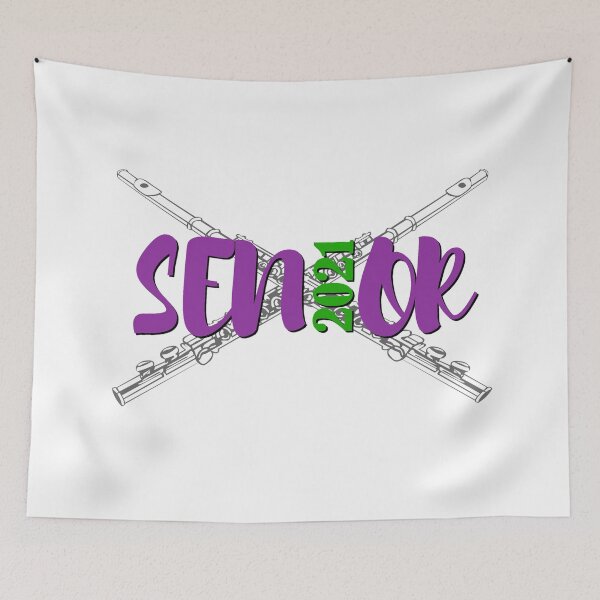 Item preview, Senior - Class of 2021 - Flute designed and sold by BandMomDesigns.