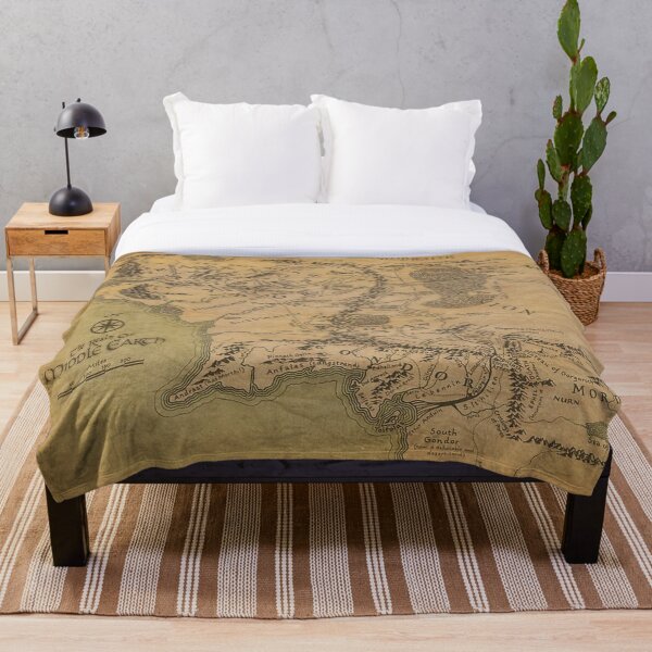 Map Throw Blanket