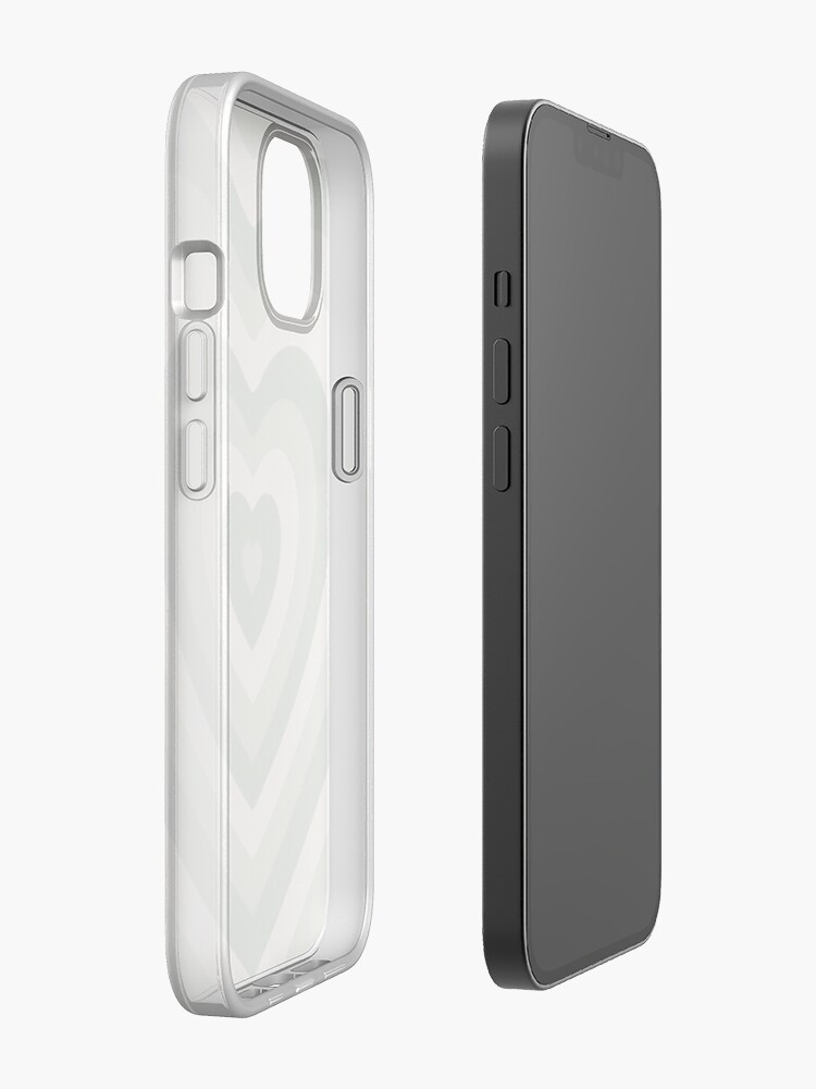Alternate view of sage green latte heart iPhone Case