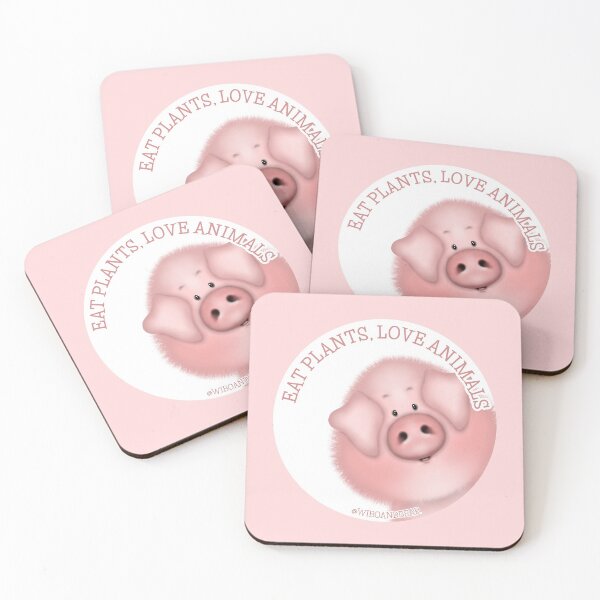 Item preview, EAT PLANTS LOVE ANIMALS designed and sold by wiboandbear.