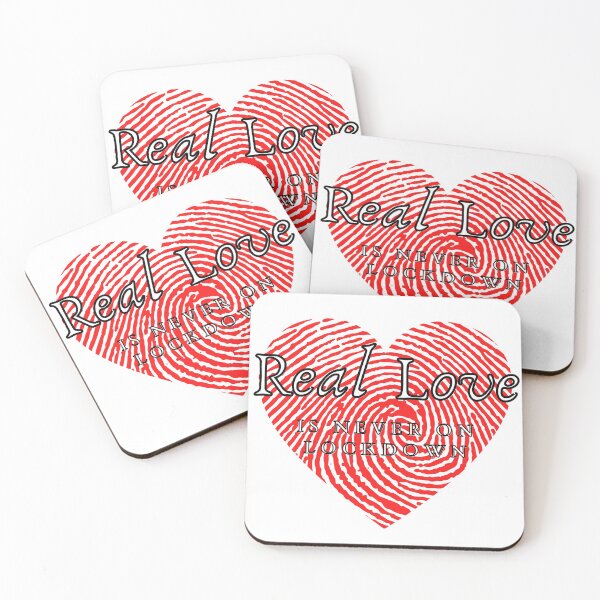 Item preview, Real Love is Never on Lockdown designed and sold by MartellMerch.