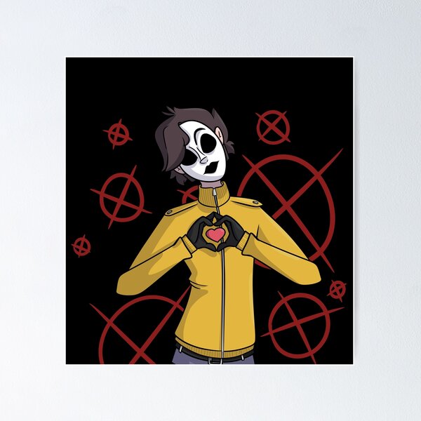 hoodie and masky-marble hornets  Poster for Sale by aforceofart