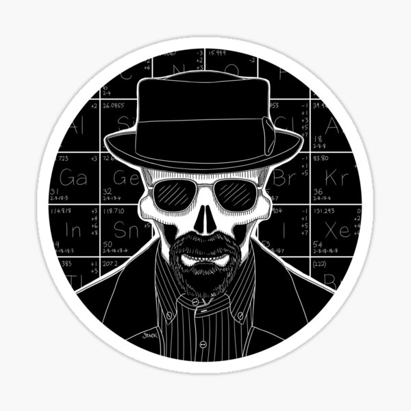 Heisenberg (Stack's Skull Sunday) Sticker
