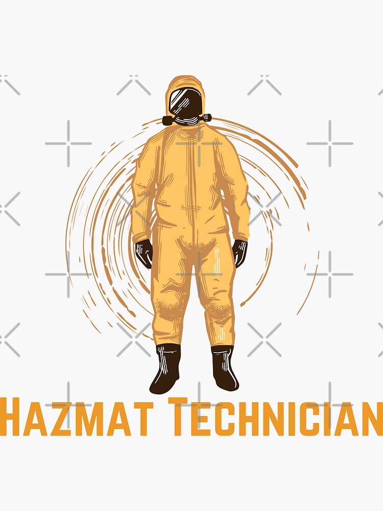 Thumbnail 3 von 3, Sticker, Hazmat Techniker designt und verkauft von Bbenn28.