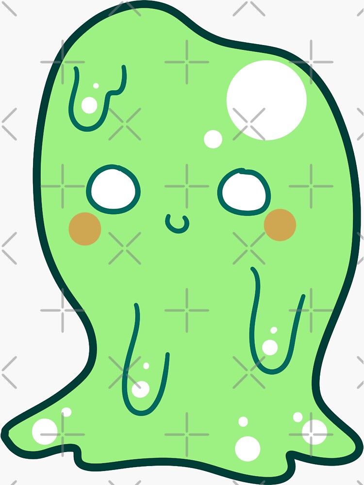 Cute Minecraft Slime Sticker for Sale by Vanthaera