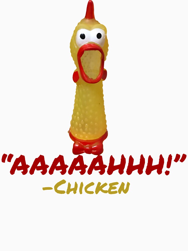 "Screaming Rubber Chicken" Tshirt for Sale by EMCproductions