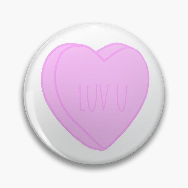 Item preview, Luv U Conversation Heart designed and sold by AWardStickers.