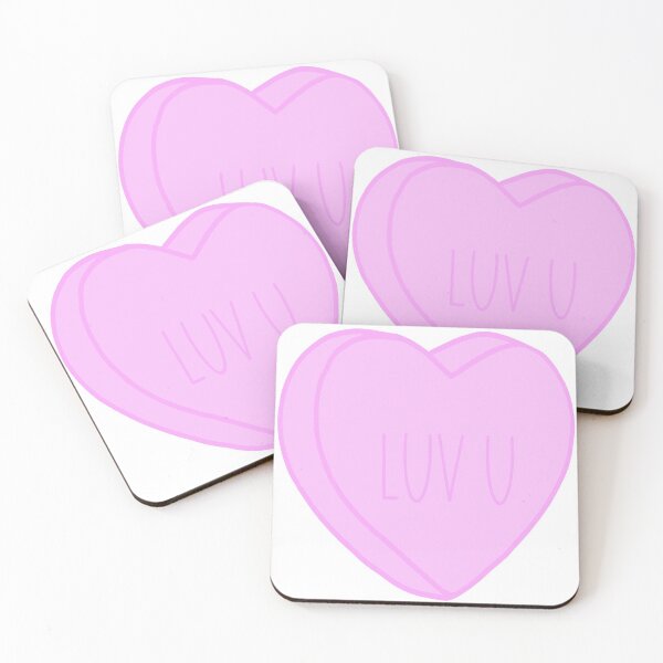 Item preview, Luv U Conversation Heart designed and sold by AWardStickers.