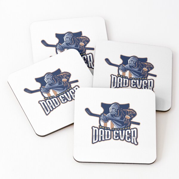 Item preview, Best Pucking Dad Ever | Vintage Ice Hockey Fathers Day Birthday Christmas designed and sold by InkItStudio.
