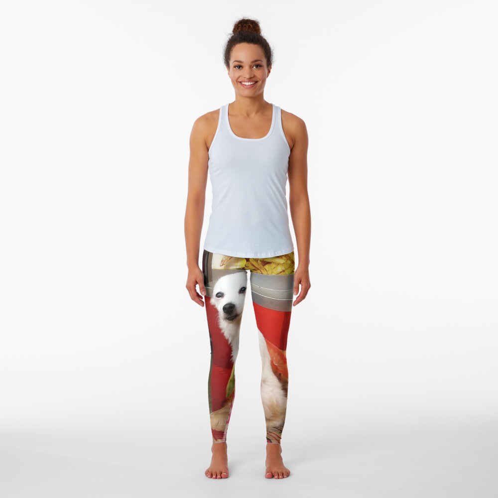 Dog At Carnival Leggings