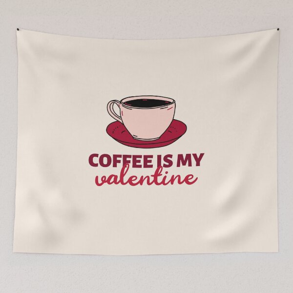 Item preview, I love coffee is my valentine designed and sold by thegoldenyears.