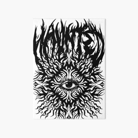 HAUNTED EYES Art Board Print