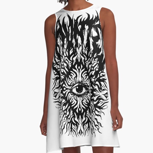 HAUNTED EYES A-Line Dress