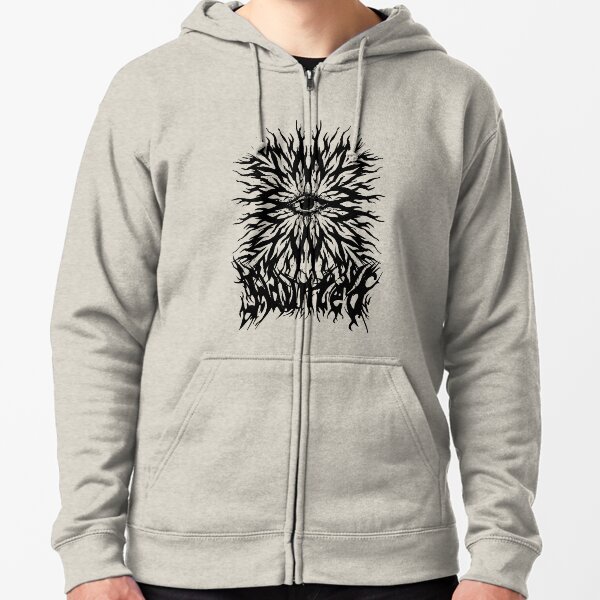 HAUNTED EYEZ Zipped Hoodie