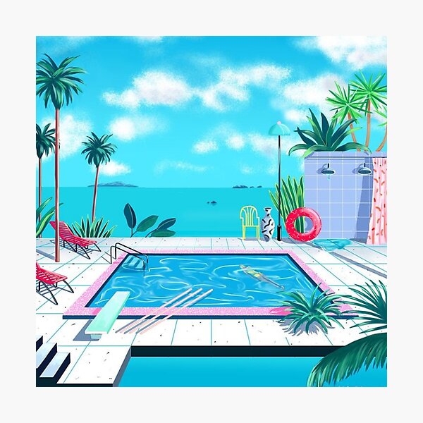 Item preview, Beach Pool Coastal Living designed and sold by SweetJane16.