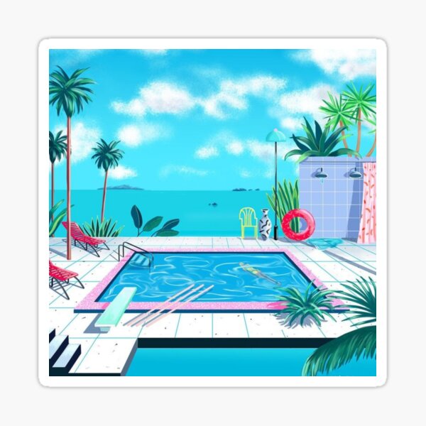 Item preview, Beach Pool Coastal Living designed and sold by SweetJane16.