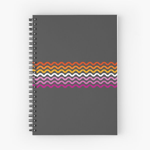 Artikelvorschau, 26 long squigglies / lesbian pride flag (orange and pink) entworfen und verkauft von kassanderplus.