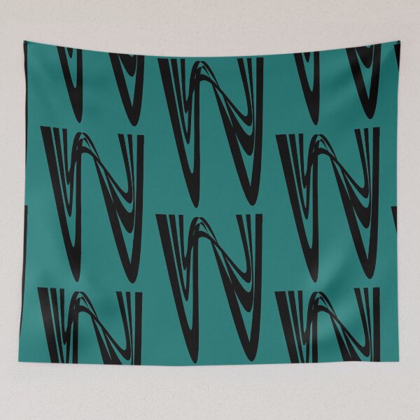 Item preview, Teal Blue With Black Designs designed and sold by DesignsByMuriel.