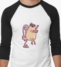Luxurious Pug Men's Baseball ¾ T-Shirt