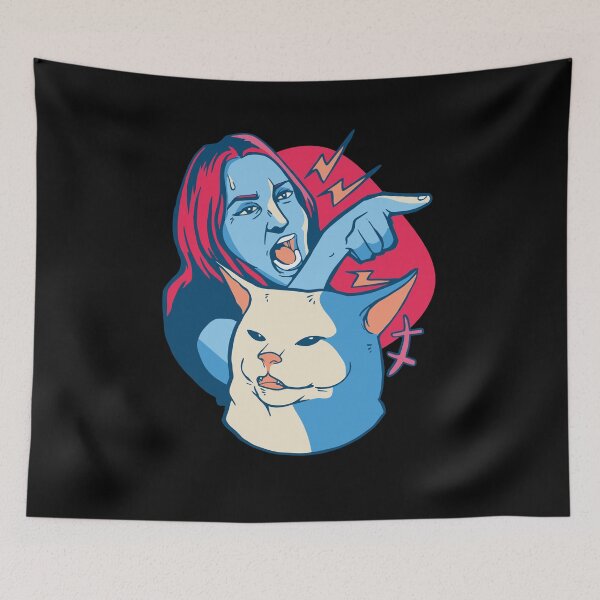 Item preview, Screaming Cat Girl designed and sold by Piztees.