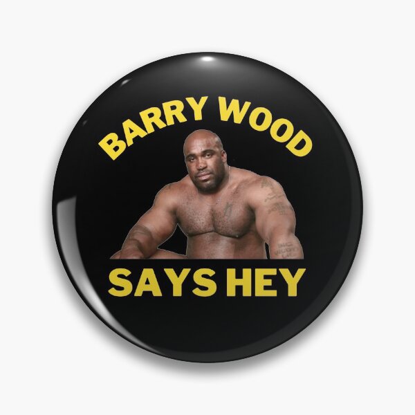 Item preview, Barry wood says Hey designed and sold by MinimalTag.