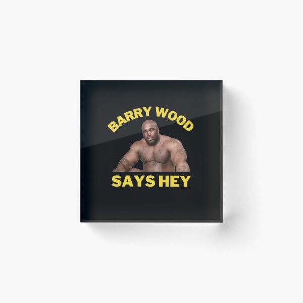 Item preview, Barry wood says Hey designed and sold by MinimalTag.