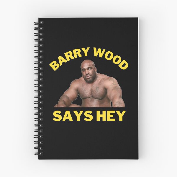 Item preview, Barry wood says Hey designed and sold by MinimalTag.