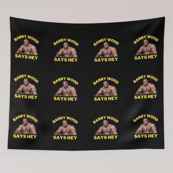 Item preview, Barry wood says Hey designed and sold by MinimalTag.