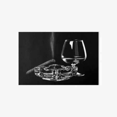 After Hours B/W Art Board Print