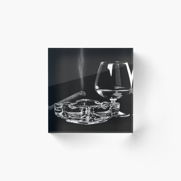 After Hours B/W Acrylic Block