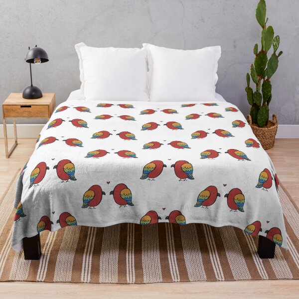 Item preview, Parrots in Love - Red designed and sold by ahandsomecarrot.