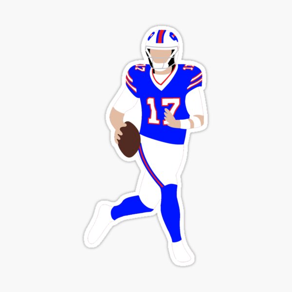 Buffalo Bills Josh Allen Jersey Sticker 