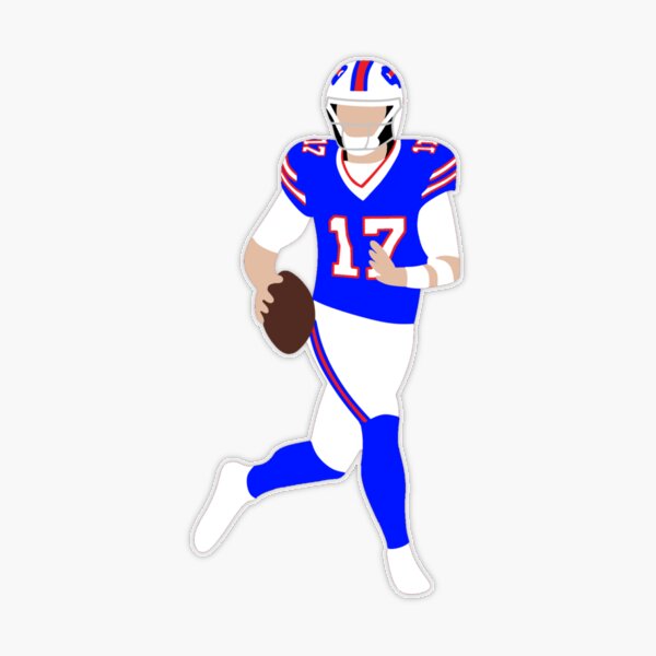 Buffalo Bills Josh Allen Jersey Sticker 