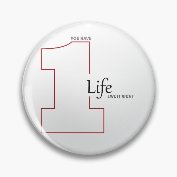 Item preview, You Have one Life Live It Right  designed and sold by UrahGo.