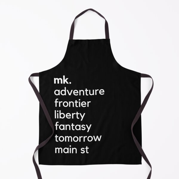 Item preview, MK Simplistic: WDW Theme Park- white font designed and sold by morelando.
