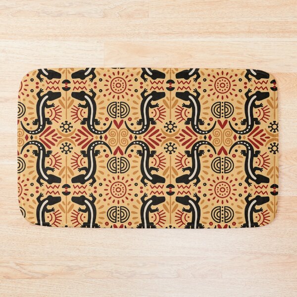 Item preview, African gecco print pattern designed and sold by PG Illustration.